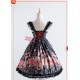 Strawberry Witch Alice Check Clock Flutter Sleeve JSK